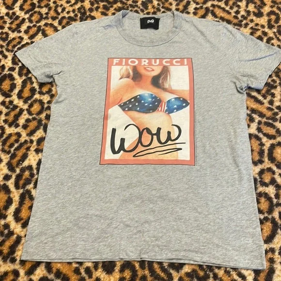 NWT! Fiorucci Italian ??Brand ! Unisex one size FIORUCCI Sweatshirt Angels Logo Black Cotton Knit Size S  main image 4